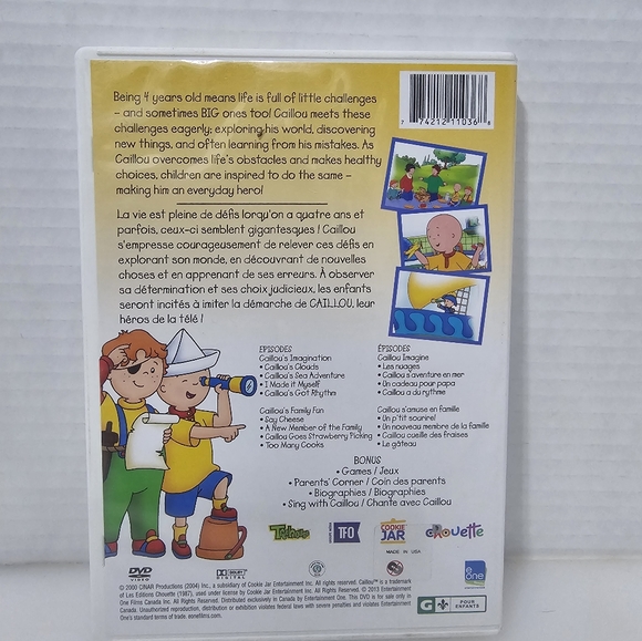 Caillou's imagination DVD - Picture 2 of 2